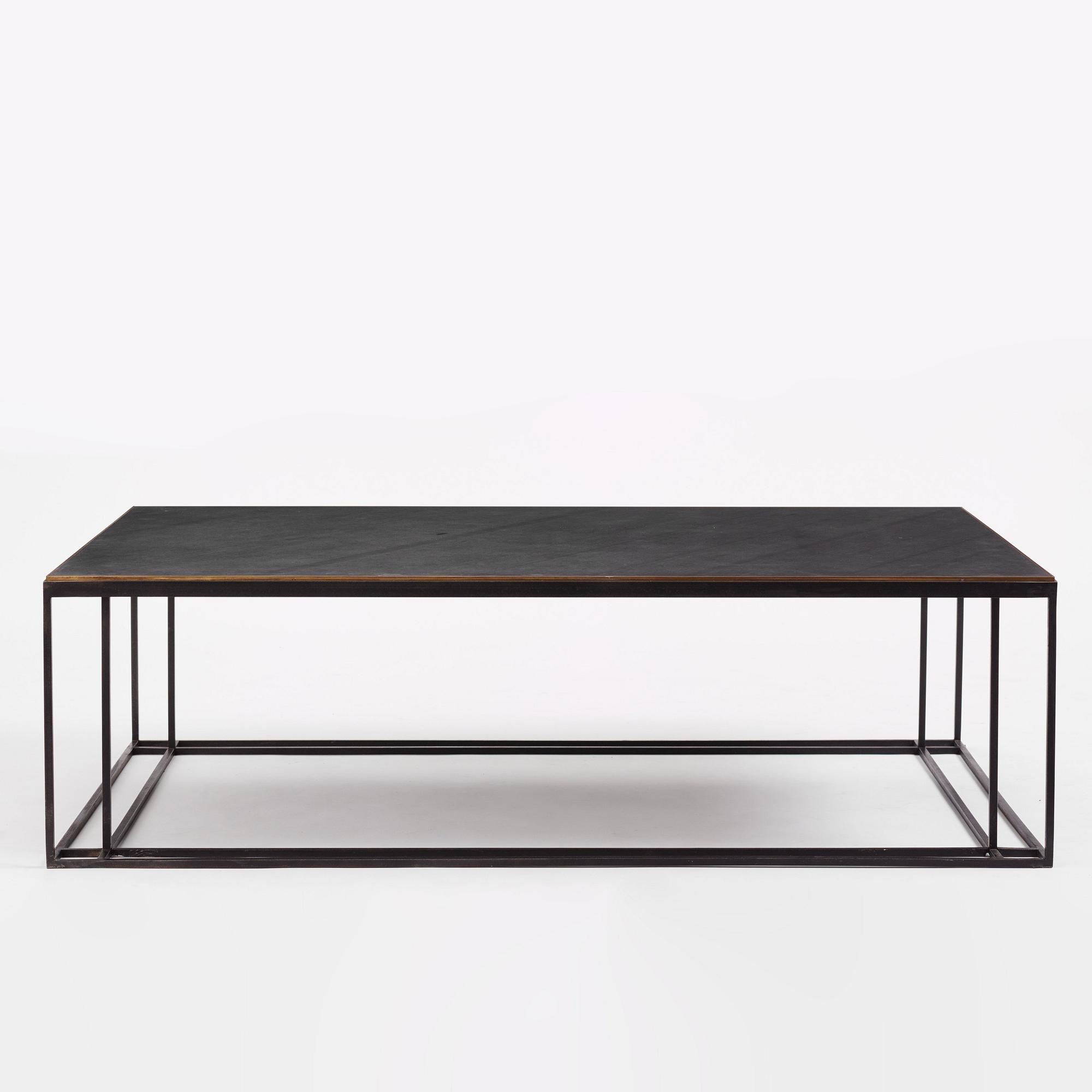Richy Almond, a "Slate Binate Coffee Table", Novocastrian, England, post 2015.