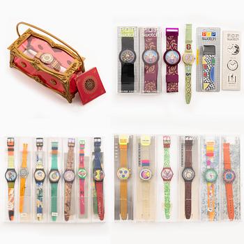 18 Swatch Watches, "No Reserve".