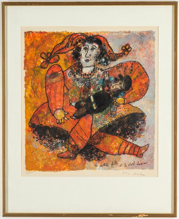 THEO TOBIASSE, lithograph in colours, signed 50/175.