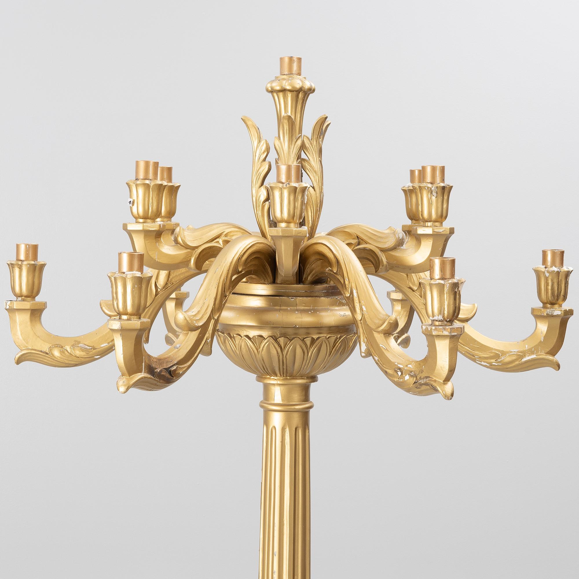 Golvkandelaber, 1800-tal.