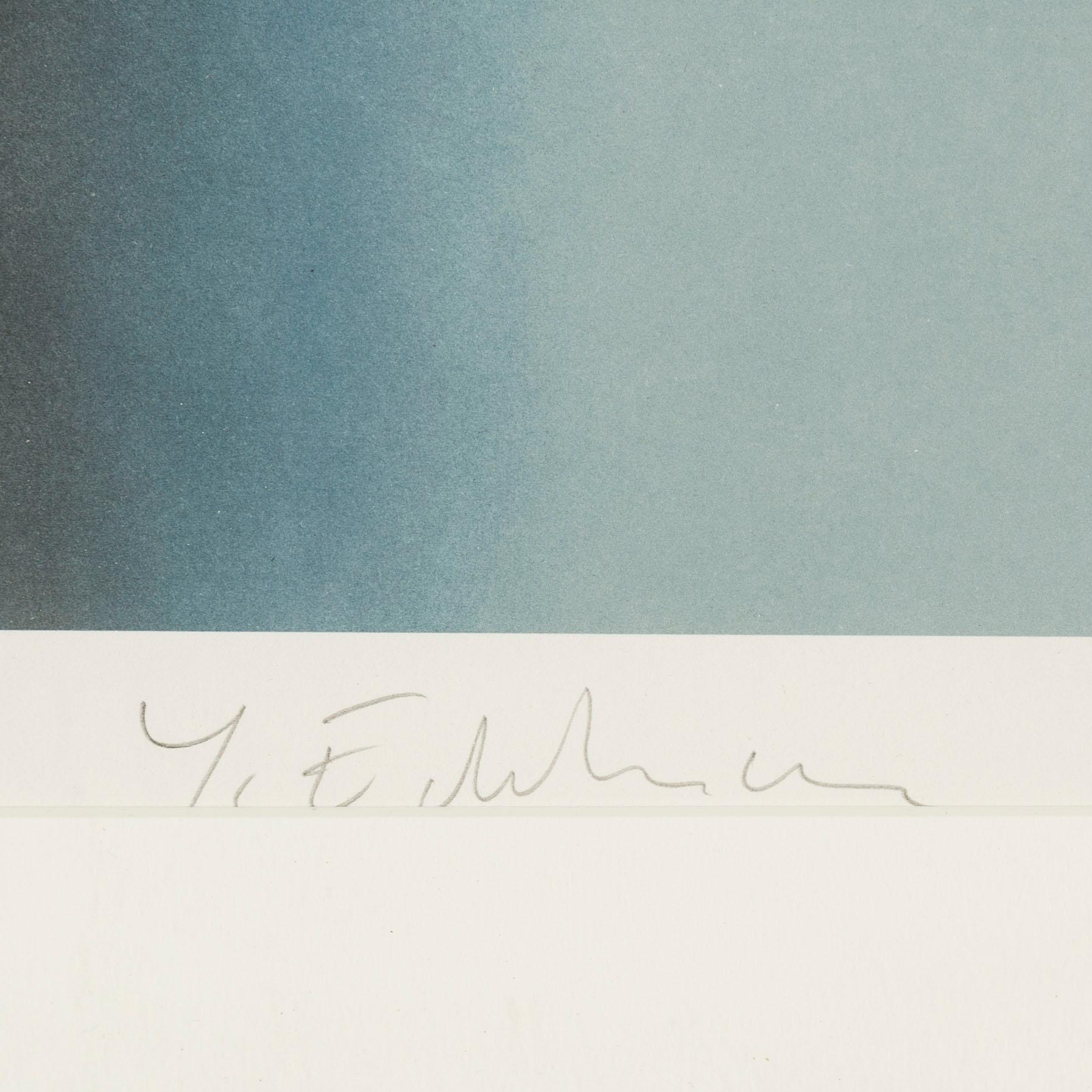 YRJÖ EDELMANN, gicléetryck, signerad Y. Edelmann ochnumrerad 126/360 med blyerts.