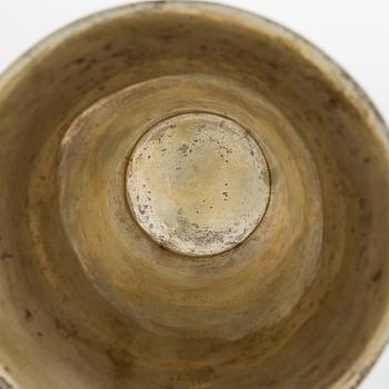 A parcel-gilt silver cup, maker's mark of Olof Hellbom, Stockholm 1797.