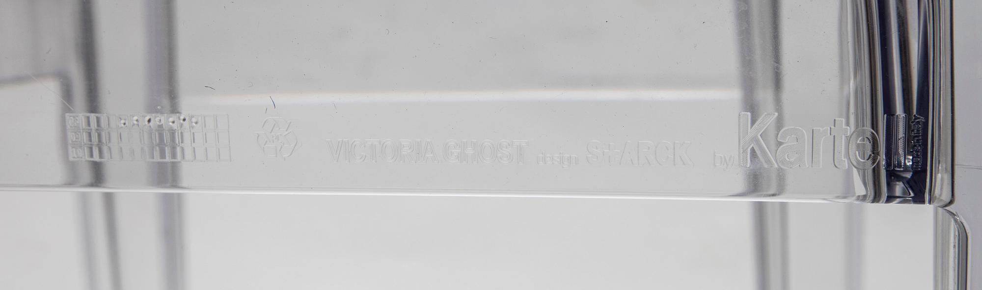 STOLAR, ett par, "Victoria Ghost", Philippe Starck, Kartell.