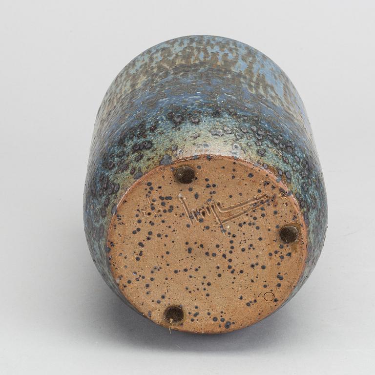 CLAES THELL, a signed stoneware vase.