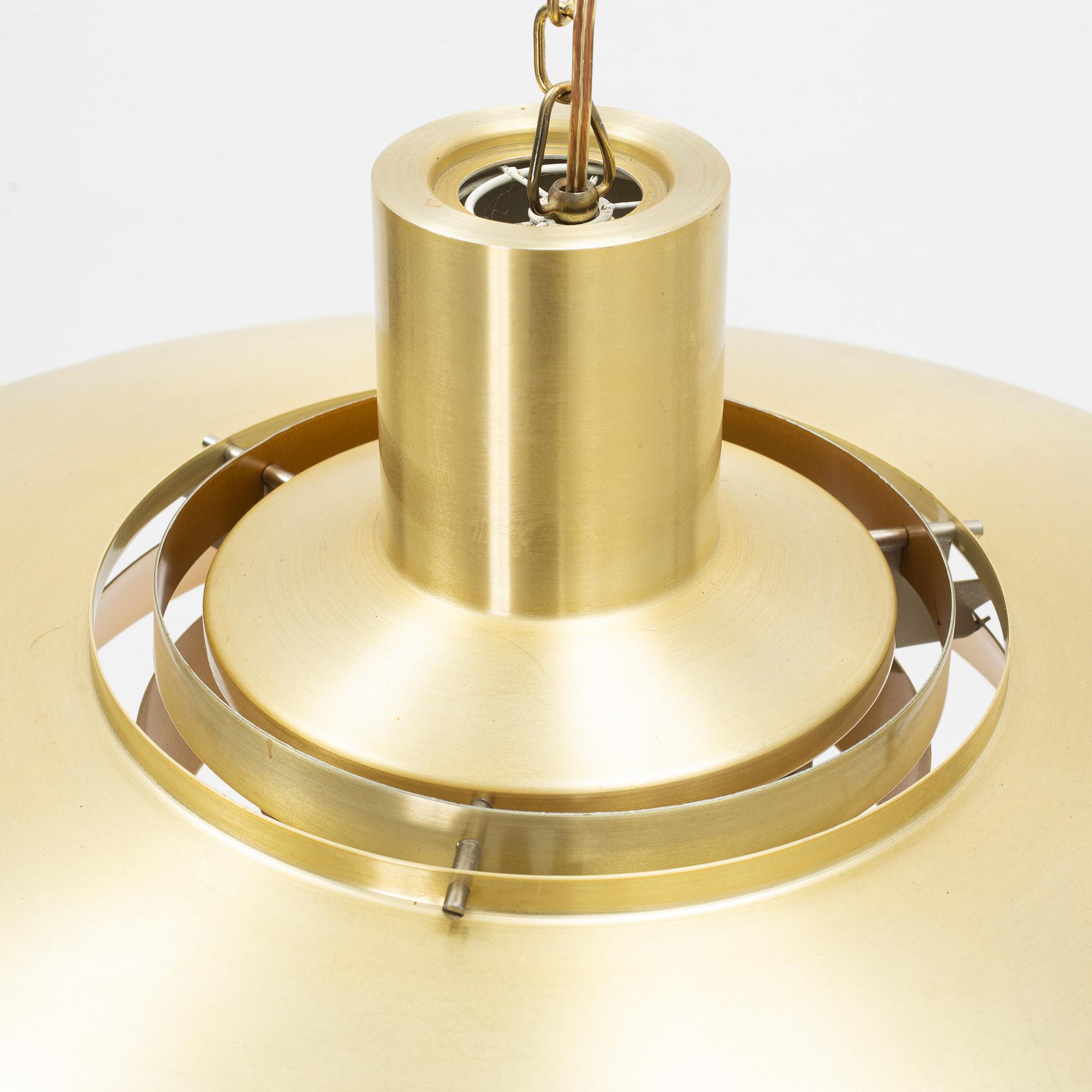 Preben Fabricius & Jörgen Kastholm, taklampa, modell "P376 KF2", för Nordisk Solar, danmark.