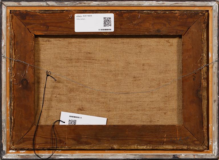 CHRISTIAN OLAVIUS ZEUTHEN, olja på duk, signerad.