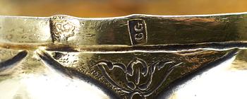 POKAL med lock, icke identifierad mästare Moskva 1745.