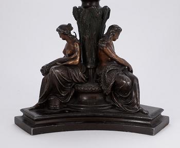 BORDSLAMPA, empire-stil, 1900-tal.
