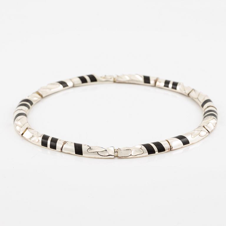 Lapponia, necklace silver and wood.