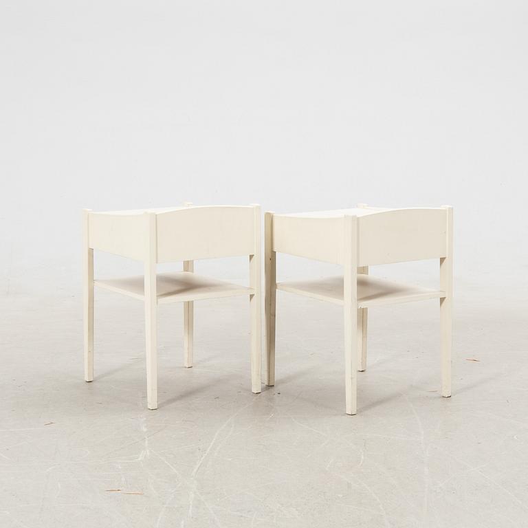 Sängbord, ett par, 1900-tal.