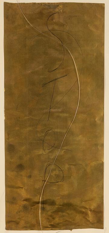 EDDIE FIGGE, mixed media and collage, signed and dated 1978.