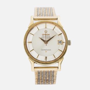OMEGA, Constellation, Chronometer, "Pie-Pan", armbandsur, 34 mm.