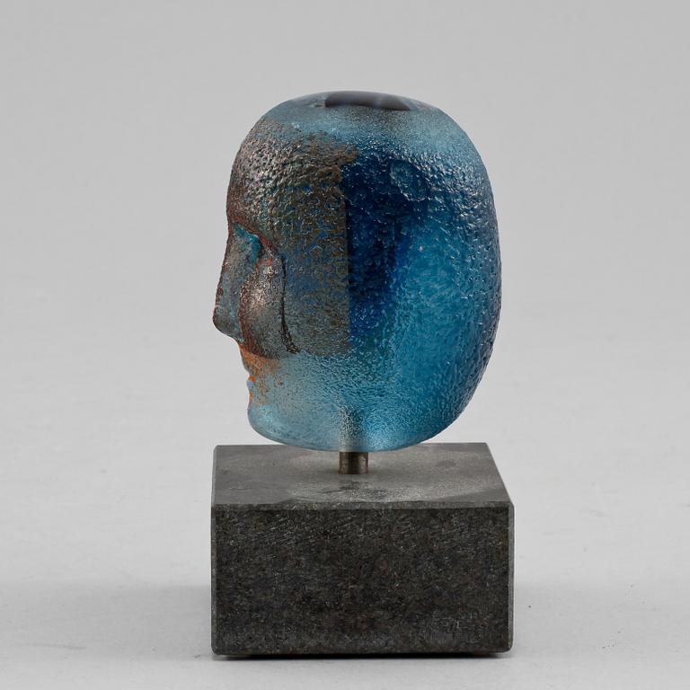 SKULPTUR, glas, Bertil Vallien, Boda, signerat, 1900-talets sista del.