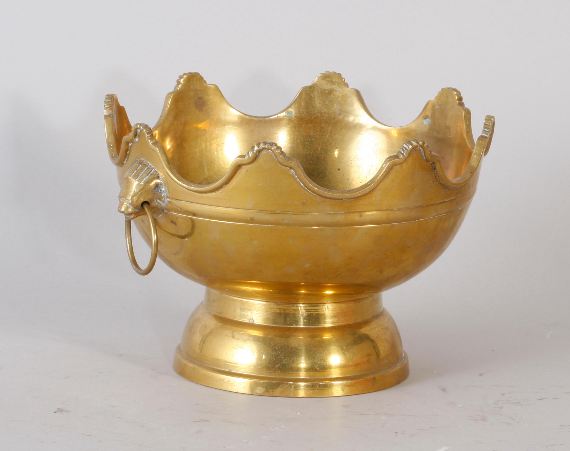 GLASSKÖLJARE. Mässing.