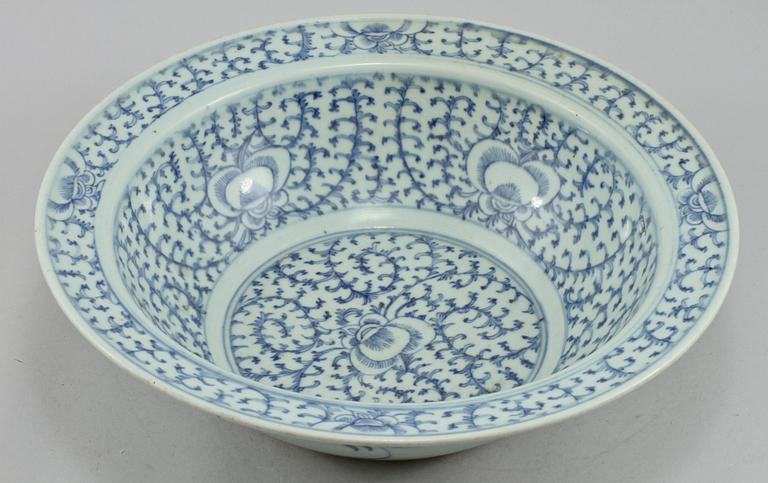 SKÅL, porslin, Kina, provins, 1800-tal.