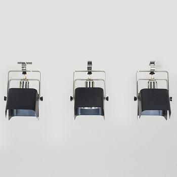 Yrjö Kukkapuro, spotlights, 3 st, modell 100, Haimi Oy, 1970.