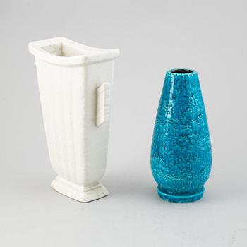 Gunnar Nylund, two stoneware vases for Rörstrand.