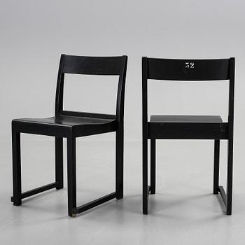 STOLAR, 6 stycken, "Orkesterstolen", Sven Markelius, 1900-talets mitt.