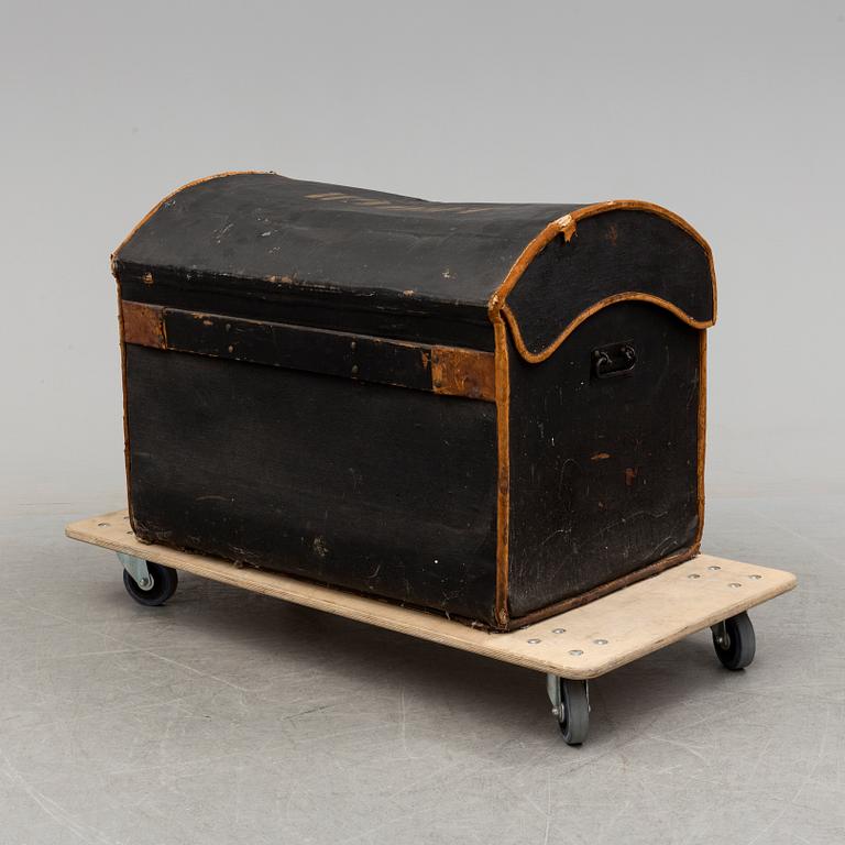 A late 19th century trunk.