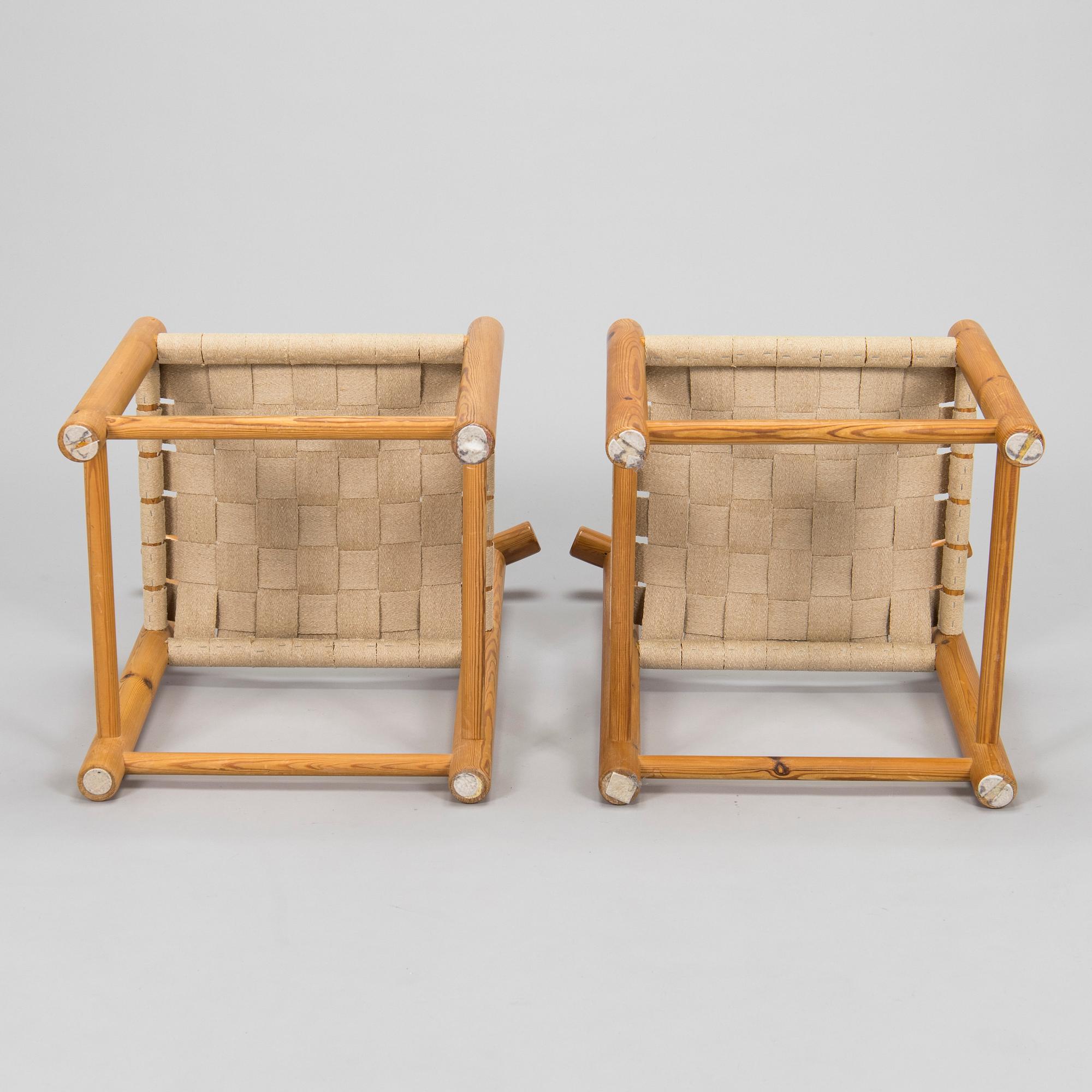 Ben af Schultén, a set of six 1970s 'N20' chairs for Artek.