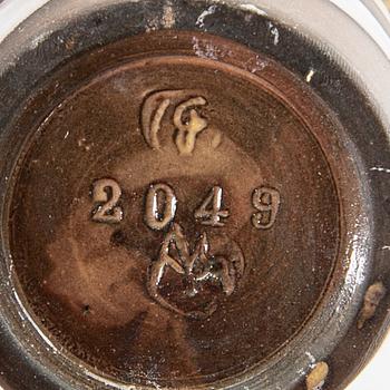 INGRID ATTERBERG, 3 st, vaser, "Spiral", Upsala Ekeby, 1900-talets andra hälft.