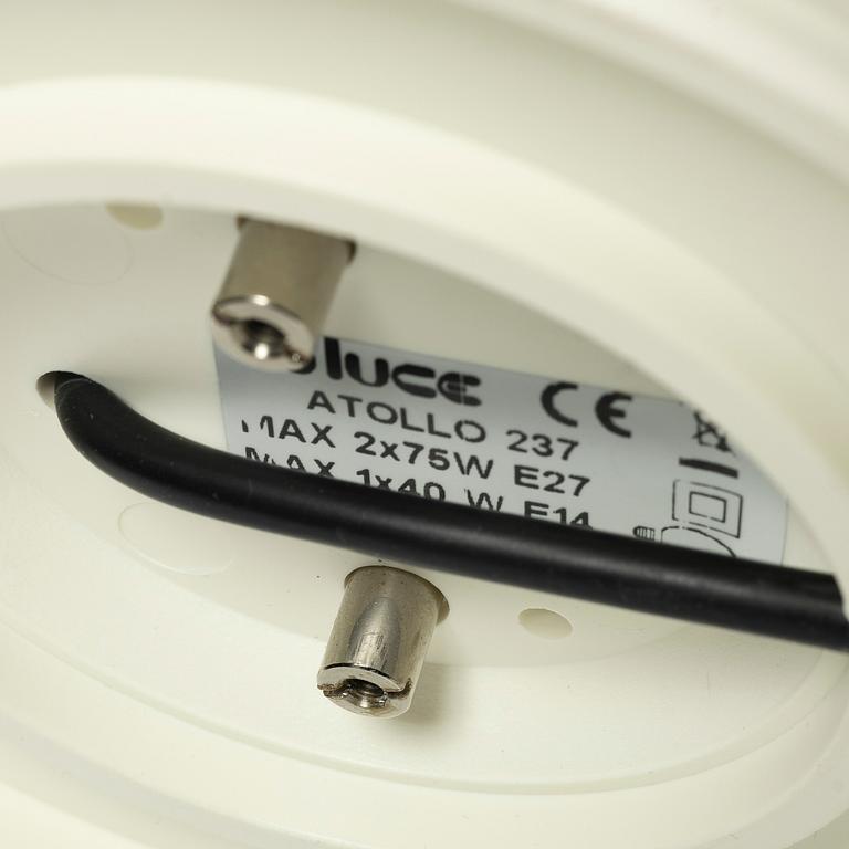 Vico Magistretti, Table lamp, 'Atollo', Oluce, Italy.