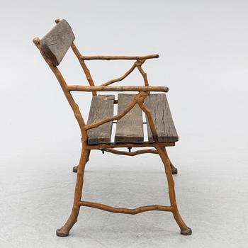 A garden sofa, Bolinders workshops, Stockholm, circa 1900.