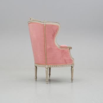 BERGERE, Louis XVI-stil, omkring sekelskiftet 1900.