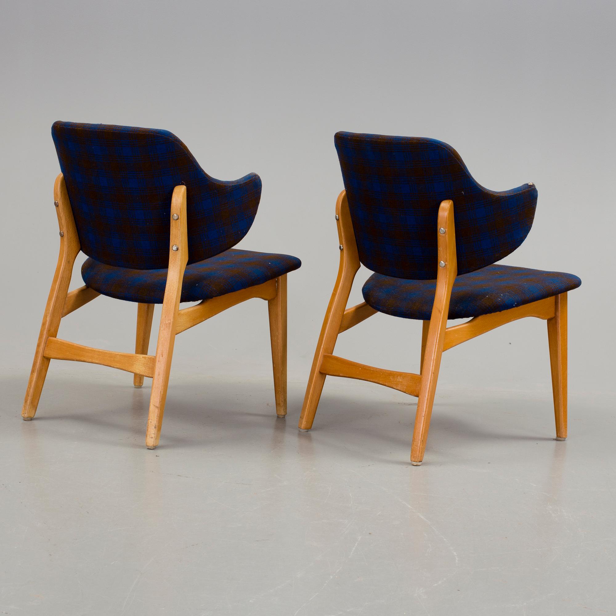 KARMSTOLAR, ett par, "Winni", IKEA, 1900-talets mitt.