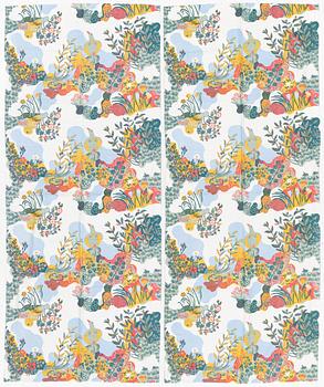 Josef Frank, curtains, a pair, "Anacreon", Svenskt Tenn.