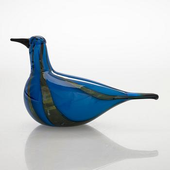Oiva Toikka, a glass bird, Bulrush Curlew (Taivaanvuohi) 2004–2008, signed O. Toikka Nuutajärvi.