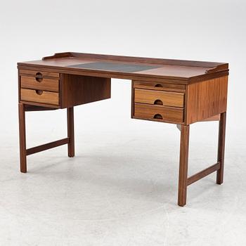 Torbjørn Afdal, a 'Minerva' rosewood desk and a chair, Bruksbo, Haug Snekkeri AS, Norway, 1960's.