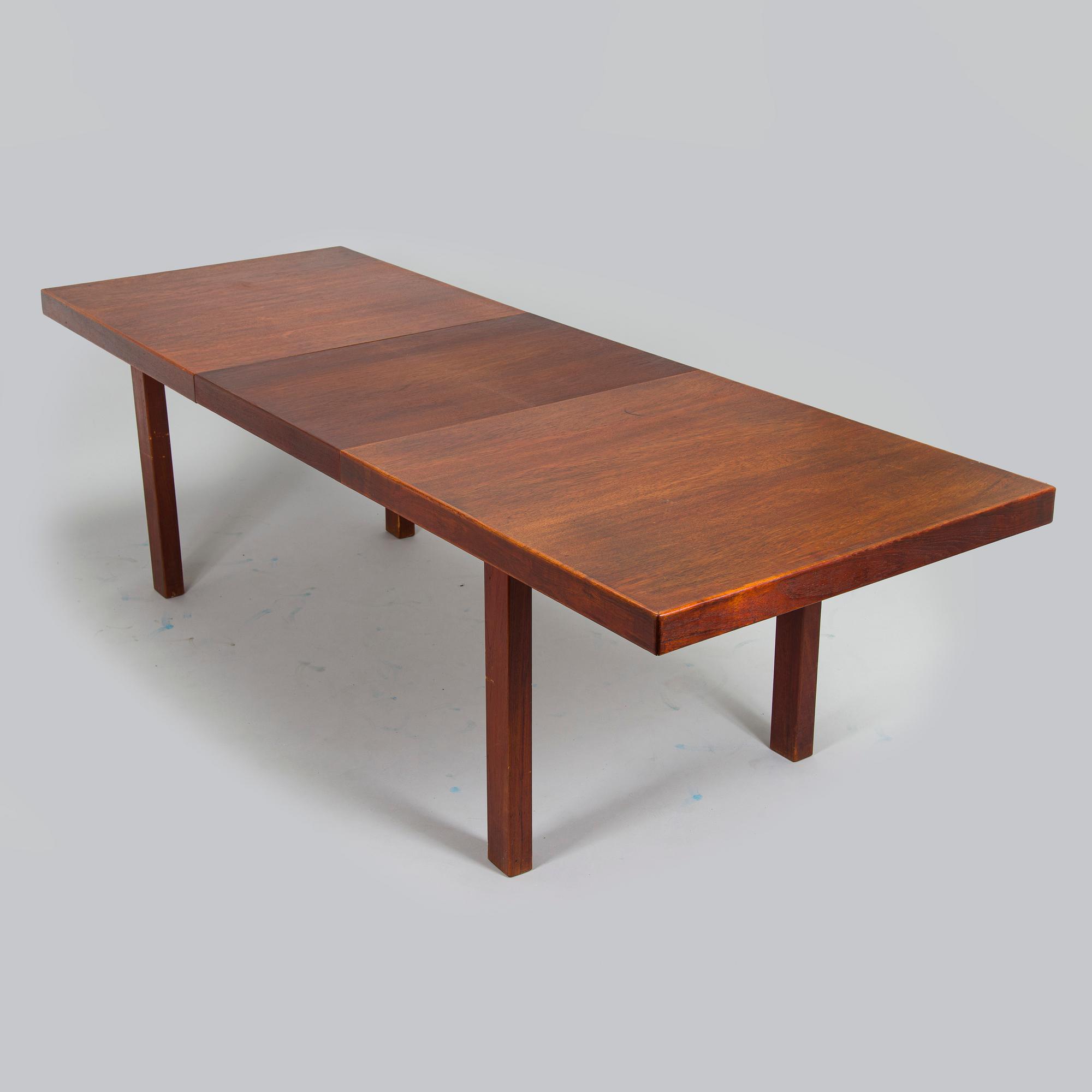 Carl Gustaf Hiort af Ornäs, a mid-20th-century 'Näyttely Senior' dining table and 12 chairs for HMN Huonekalu Nupponen.