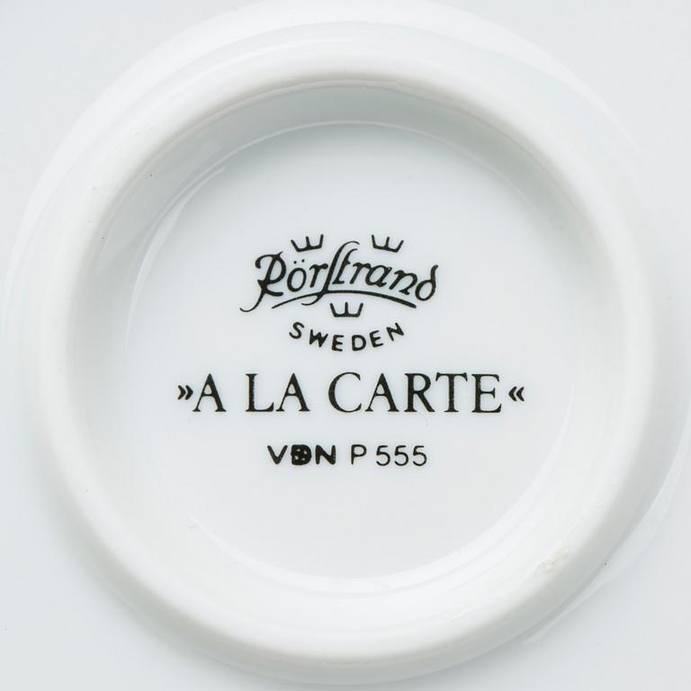 SIGNE PERSSON-MELIN, MAT- och KAFFESERVIS, benporslin, 106 delar, "Primeur" och "A la carte", Rörstrand. Formgiven 1980.