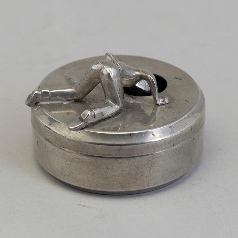 A 1930´s/1940´s pewter box, Widerholm and Dahlberg, Eskilstuna.