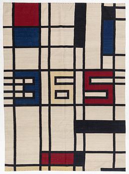 Kilim, modern design, 282 x 206 cm.