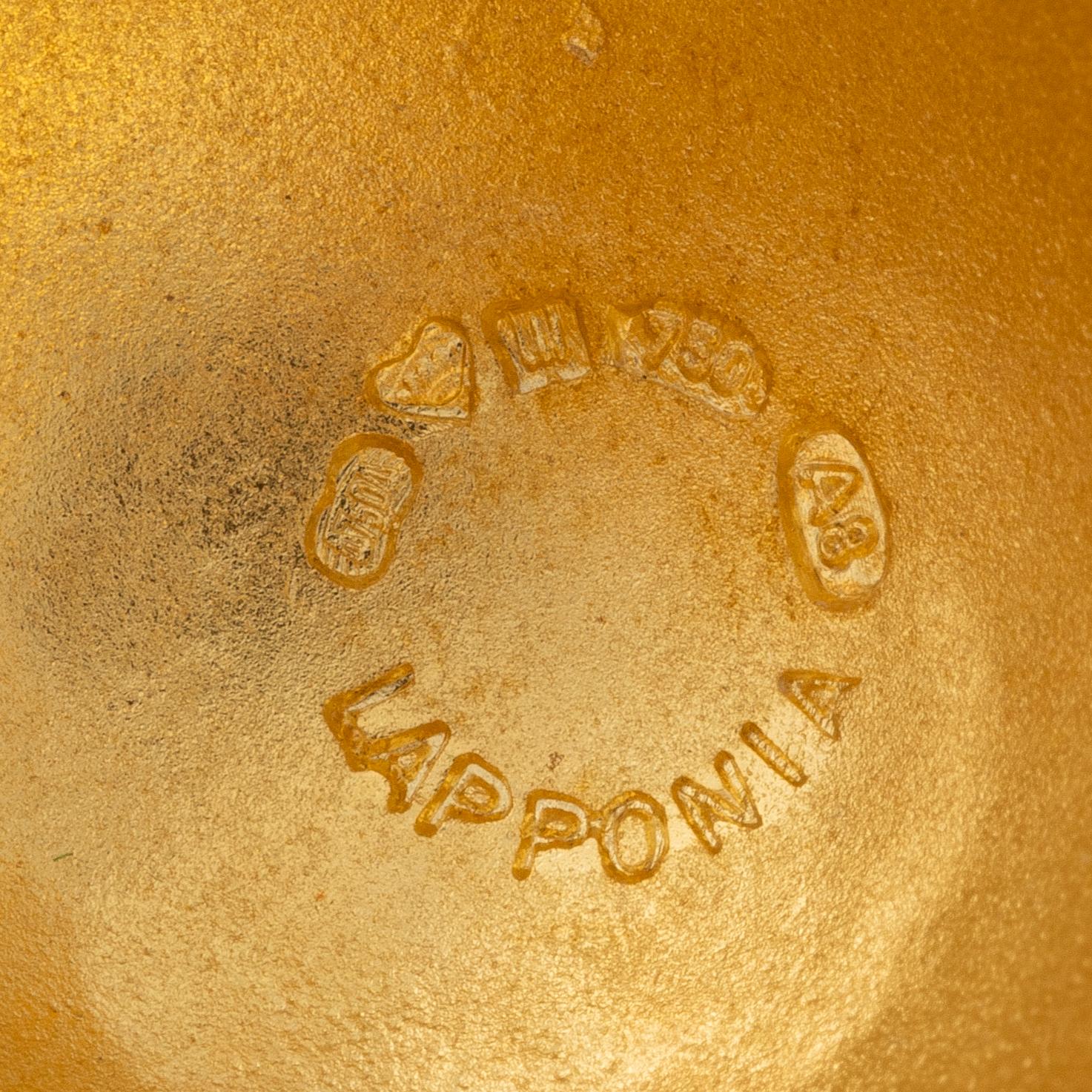 A Björn Weckström, necklace with watch "Sun Dial" 18K gold. Lapponia 1978. 67 g.