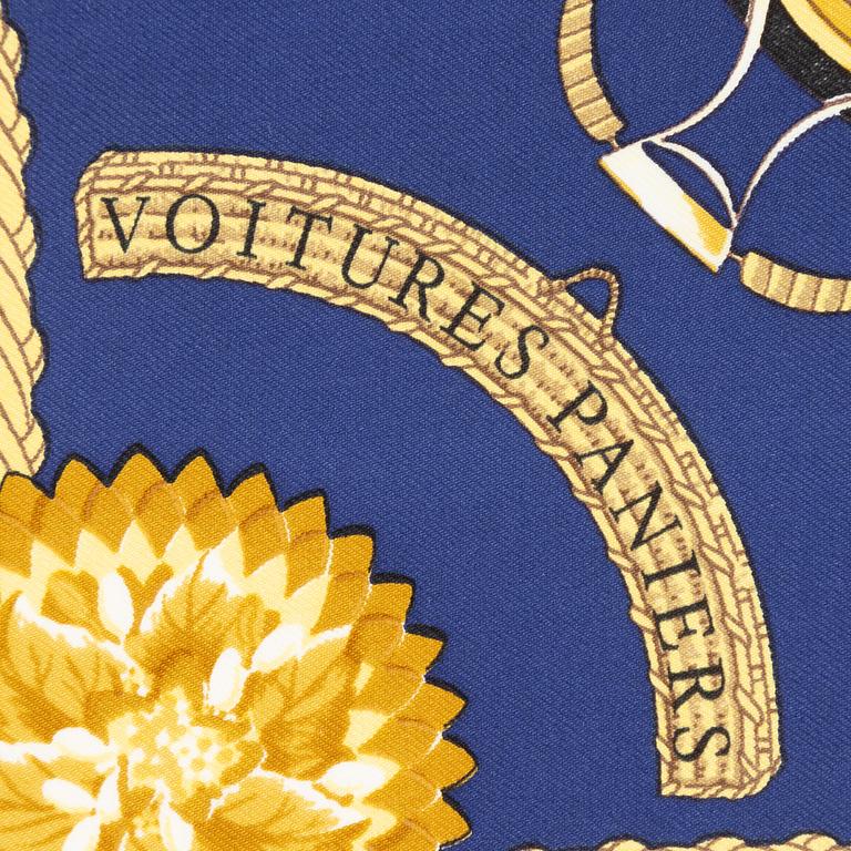 Hermès, scarf, "Voitures Paniers" .