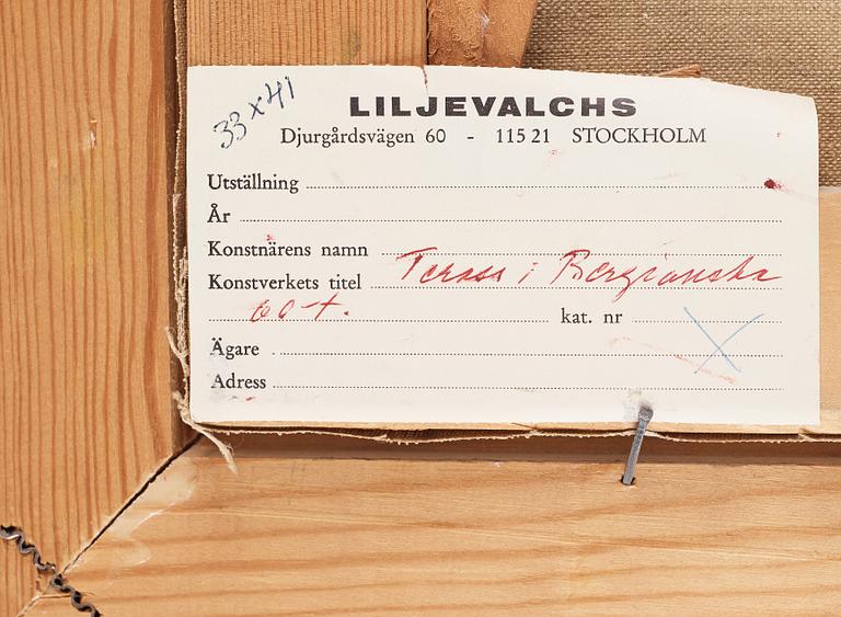Olle Olsson-Hagalund, "Terrass i Bergianska".