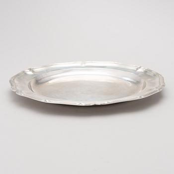 An Austria-Hungarian Silver Plate, 1872-1922.