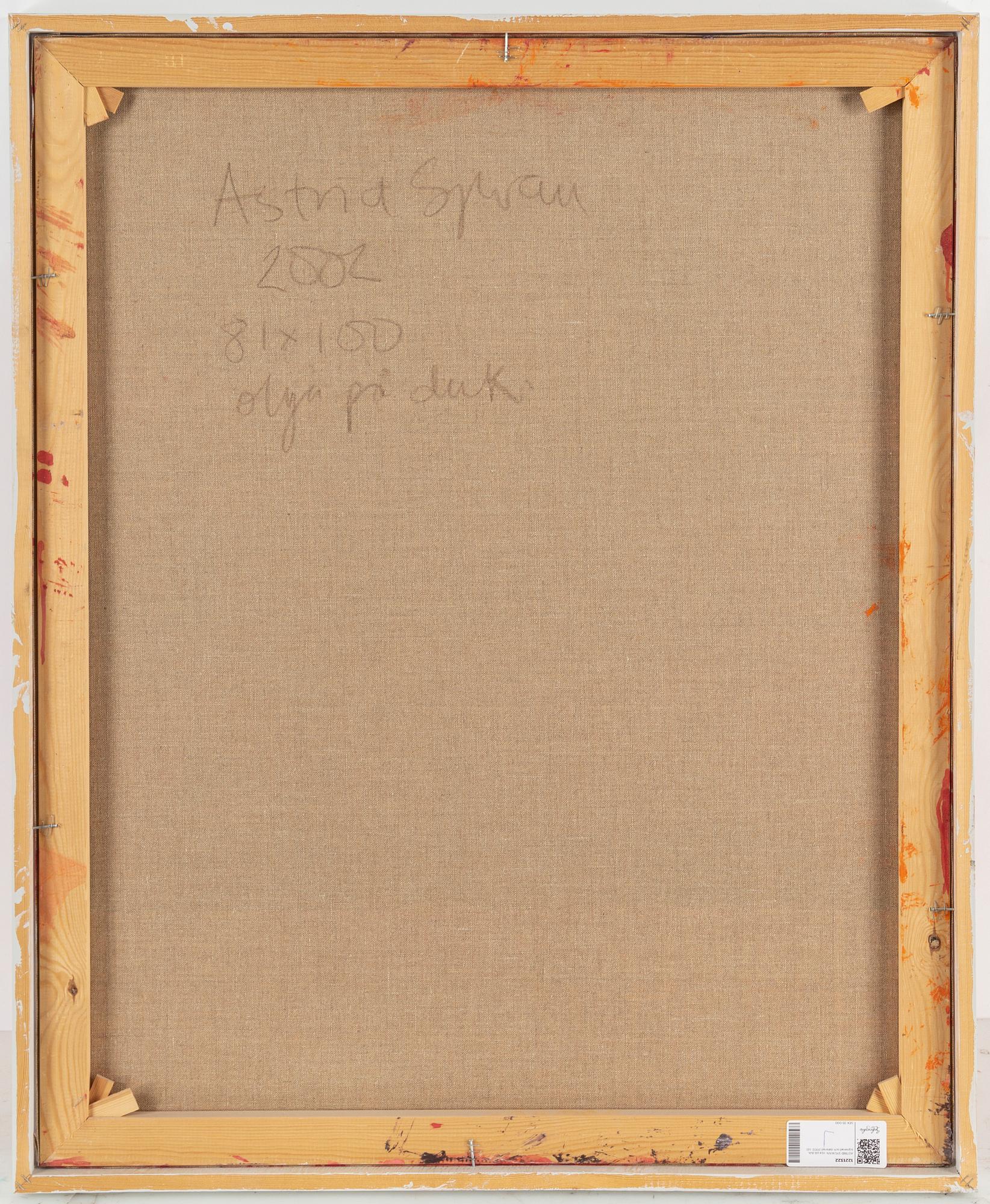 ASTRID SYLWAN, oil on canvas, signed and dated 2002.