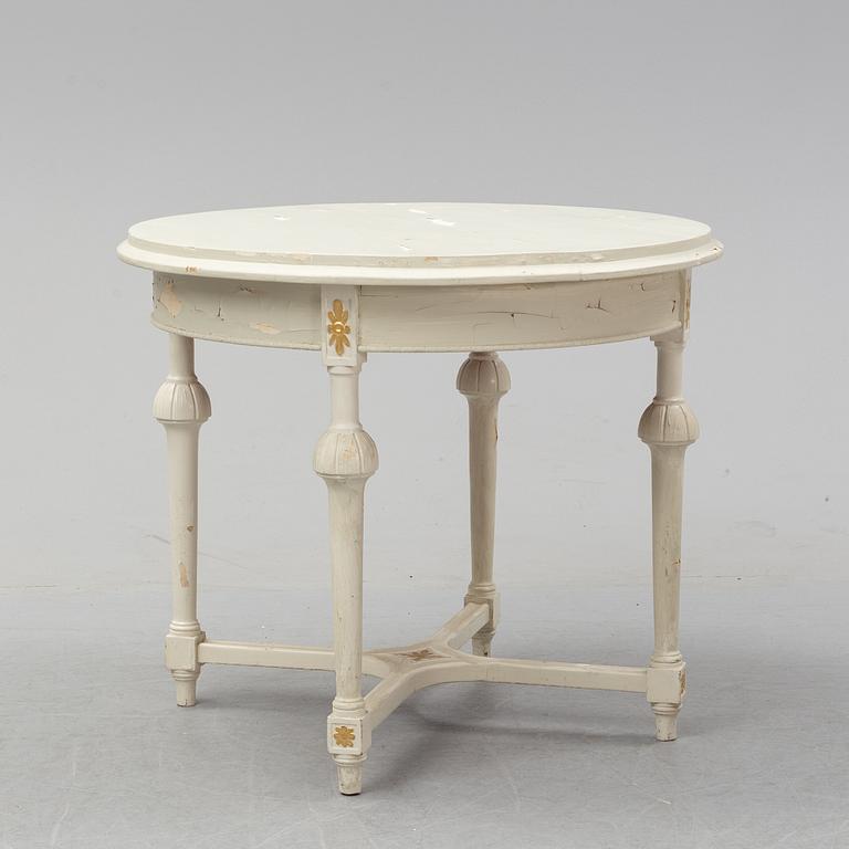 A Gustavian style table, early 20th century.