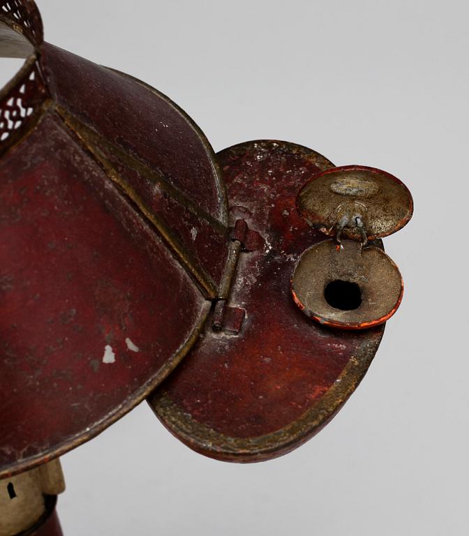 BORDSOLJELAMPA, senempire, 1800-talets mitt.