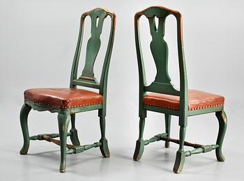 STOLAR, 8 st, senbarockstil, 1900-tal.