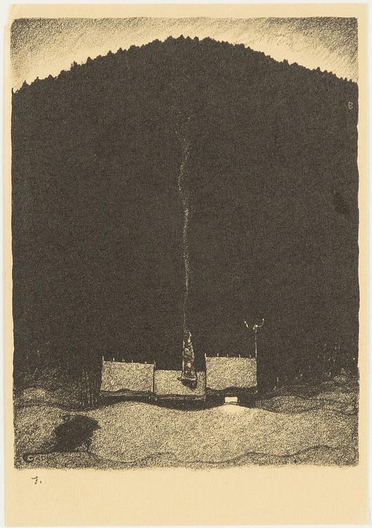 John Bauer, "Julafton".