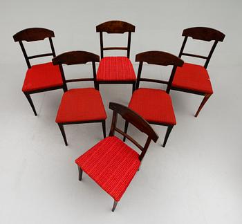 STOLAR, 6 st, Karl Johan, 1800-talets mitt.