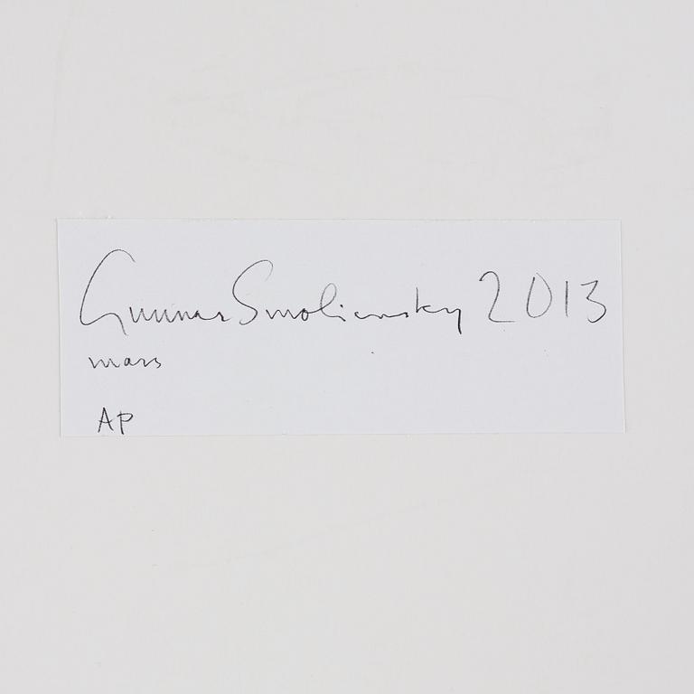 Gunnar Smoliansky, Utan titel, 2013.