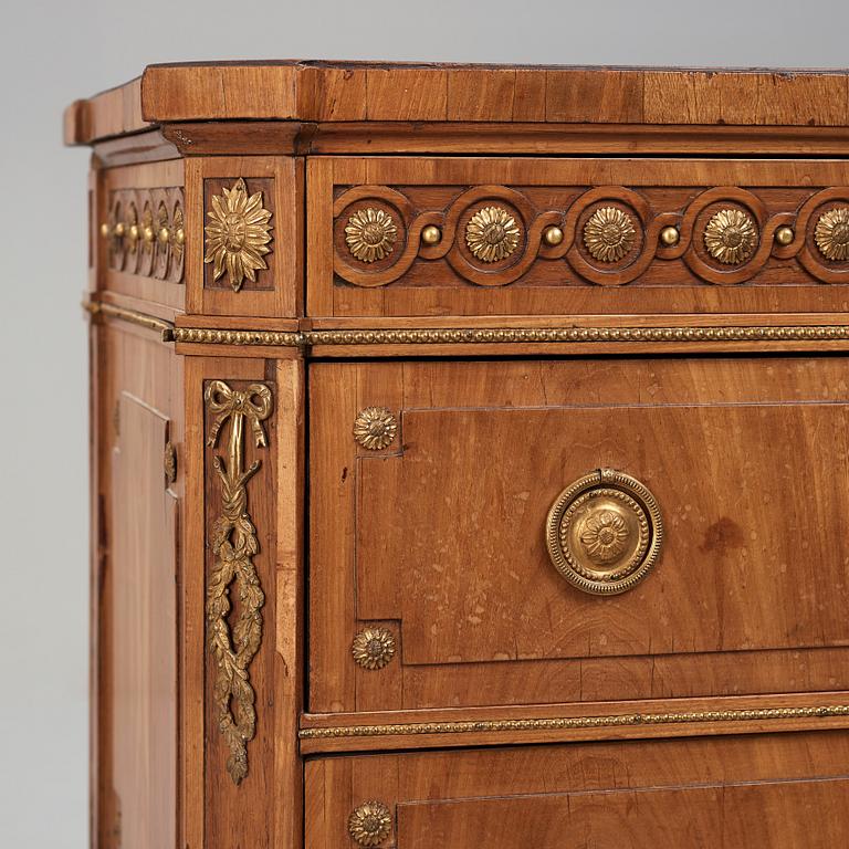 A North German commode, late 18th century.