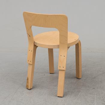 ALVAR AALTO, bord samt stol. 1900-talets slut / 2000-tal.