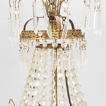 Chandelier Gustavian style mid/second half of the 20th century.